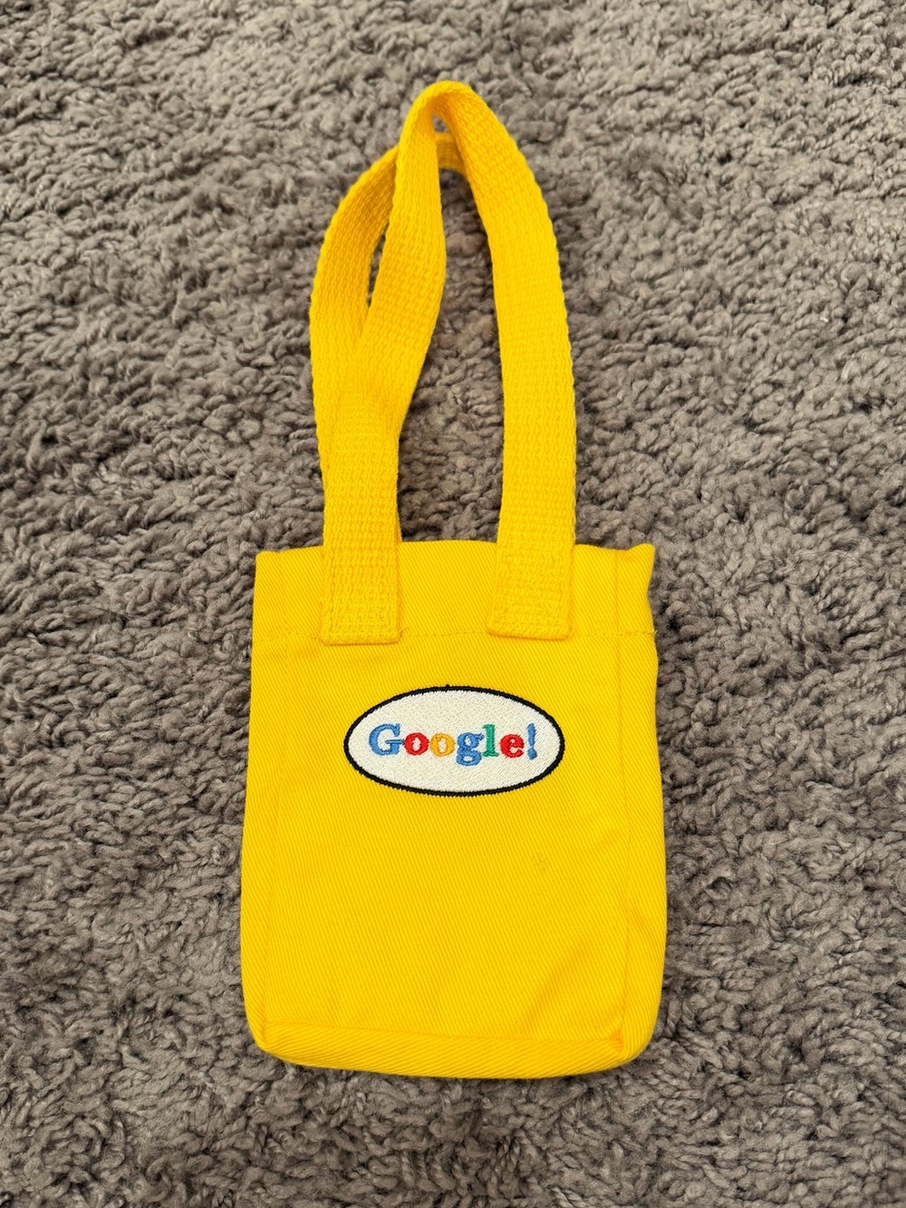 Google 25th Birthday Phone Mini Tote Yellow Limited Edition New